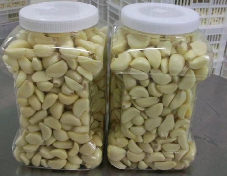 Arroz con ajo fresco