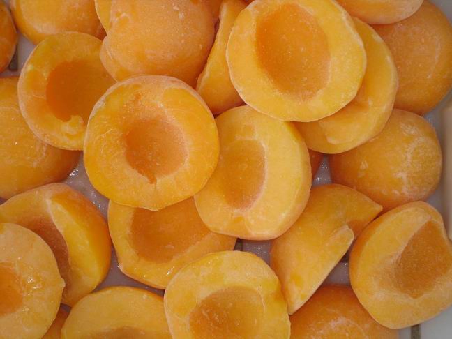 Melocotón amarillo congelado